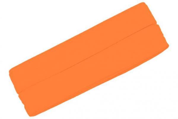 Oaki Doki Jersey Schrägband gefalzt 3m Coupon Neonorange